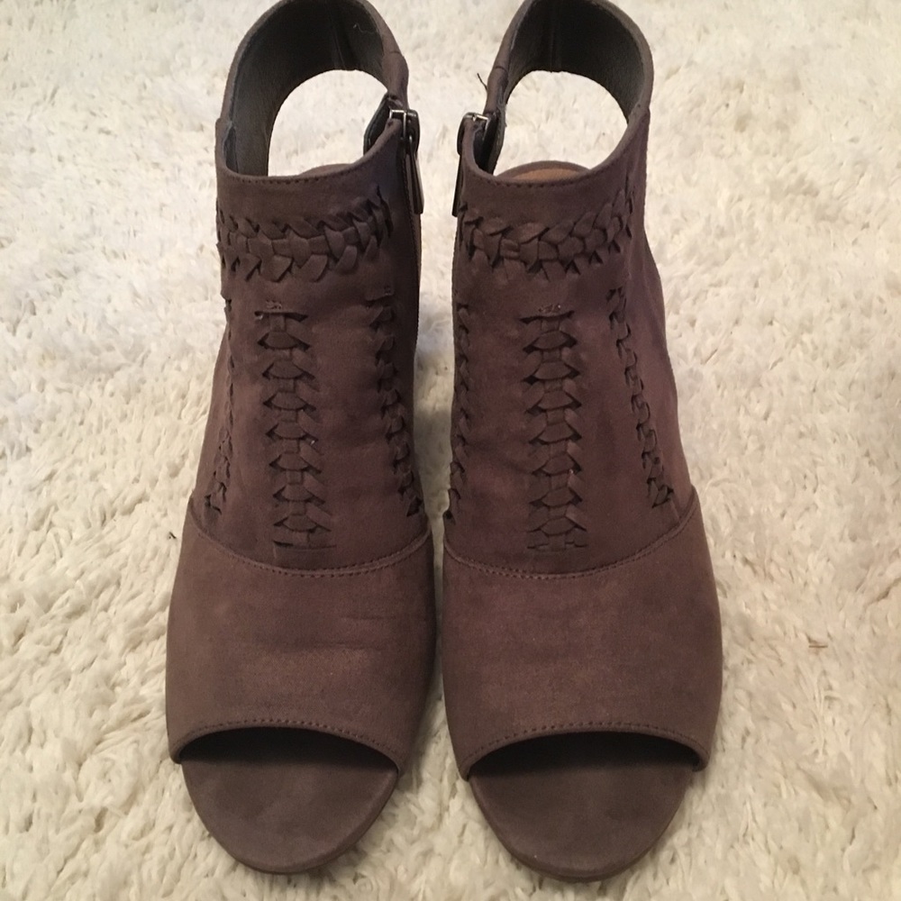 Ruff Hewn “Pia” Peep-Toe Bootie